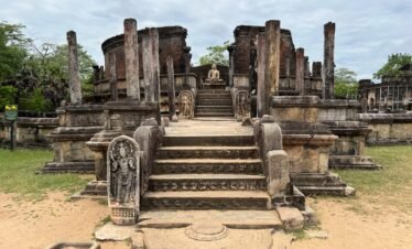 A group of steps leading up to a building