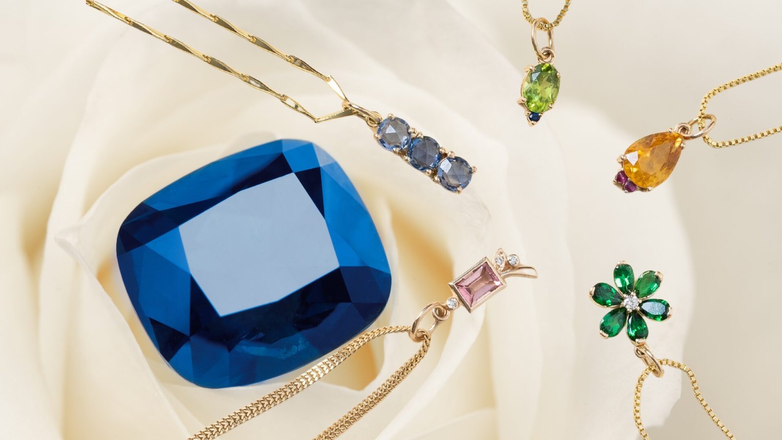 Ceylon Blue Sapphire and gemstones