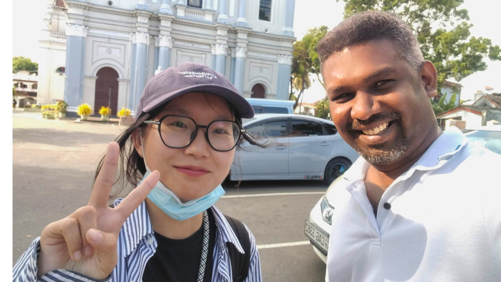 Tourists discovering local attractions with CeyGlow Tours