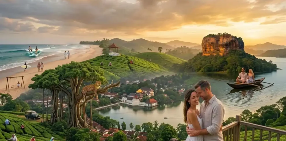 Romantic 8 Days Sri Lanka Honeymoon Tour