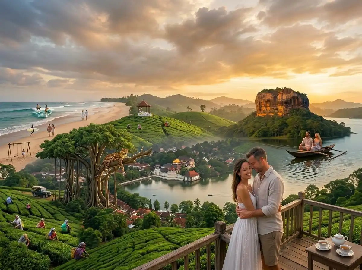 Romantic 8 Days Sri Lanka Honeymoon Tour